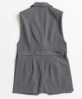 【26AUTUMN PRE-ORDER】Belted Side-Open Vest