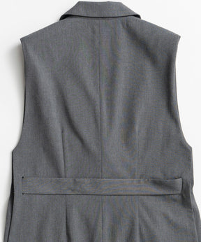 【26AUTUMN PRE-ORDER】Belted Side-Open Vest