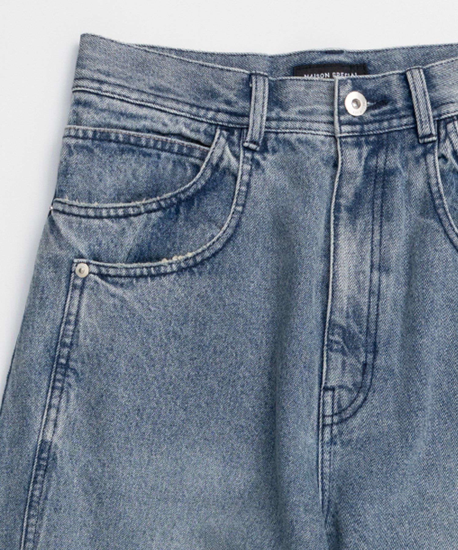 Double Pocket Color Denim