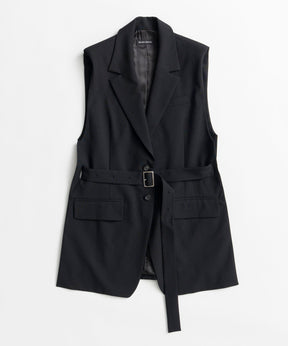【26AUTUMN PRE-ORDER】Belted Side-Open Vest