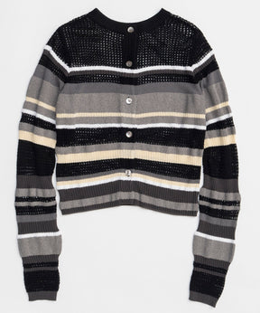 【26SPRING PRE-ORDER】Mesh Border Cardigan