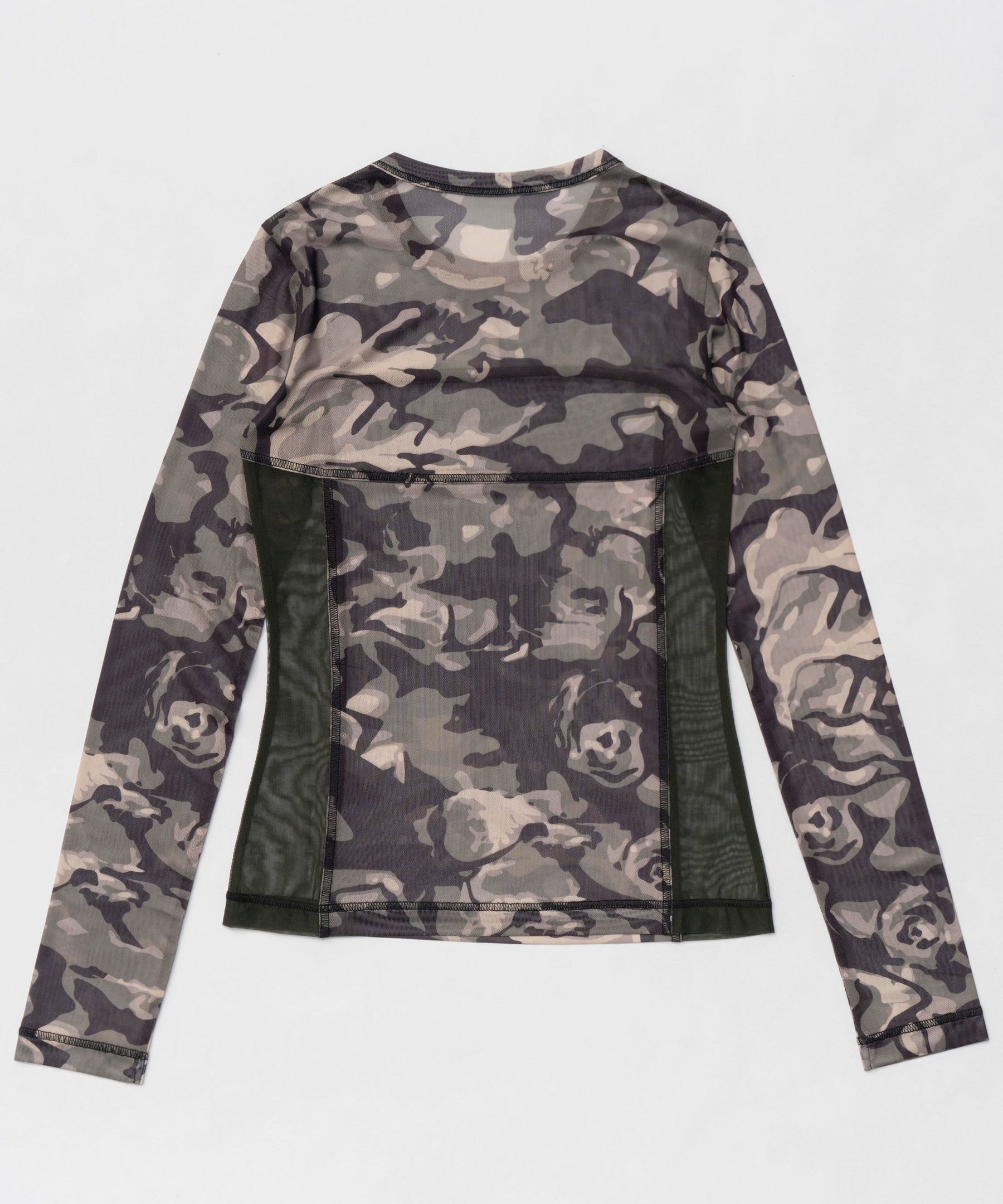 【25SPRING PRE-ORDER】Camouflage Mesh Fabric Inner Tops