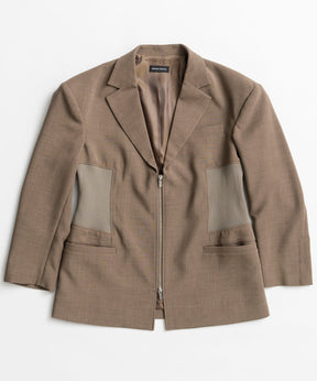 【26AUTUMN PRE-ORDER】Oversized Jacket with Ribbed Waist