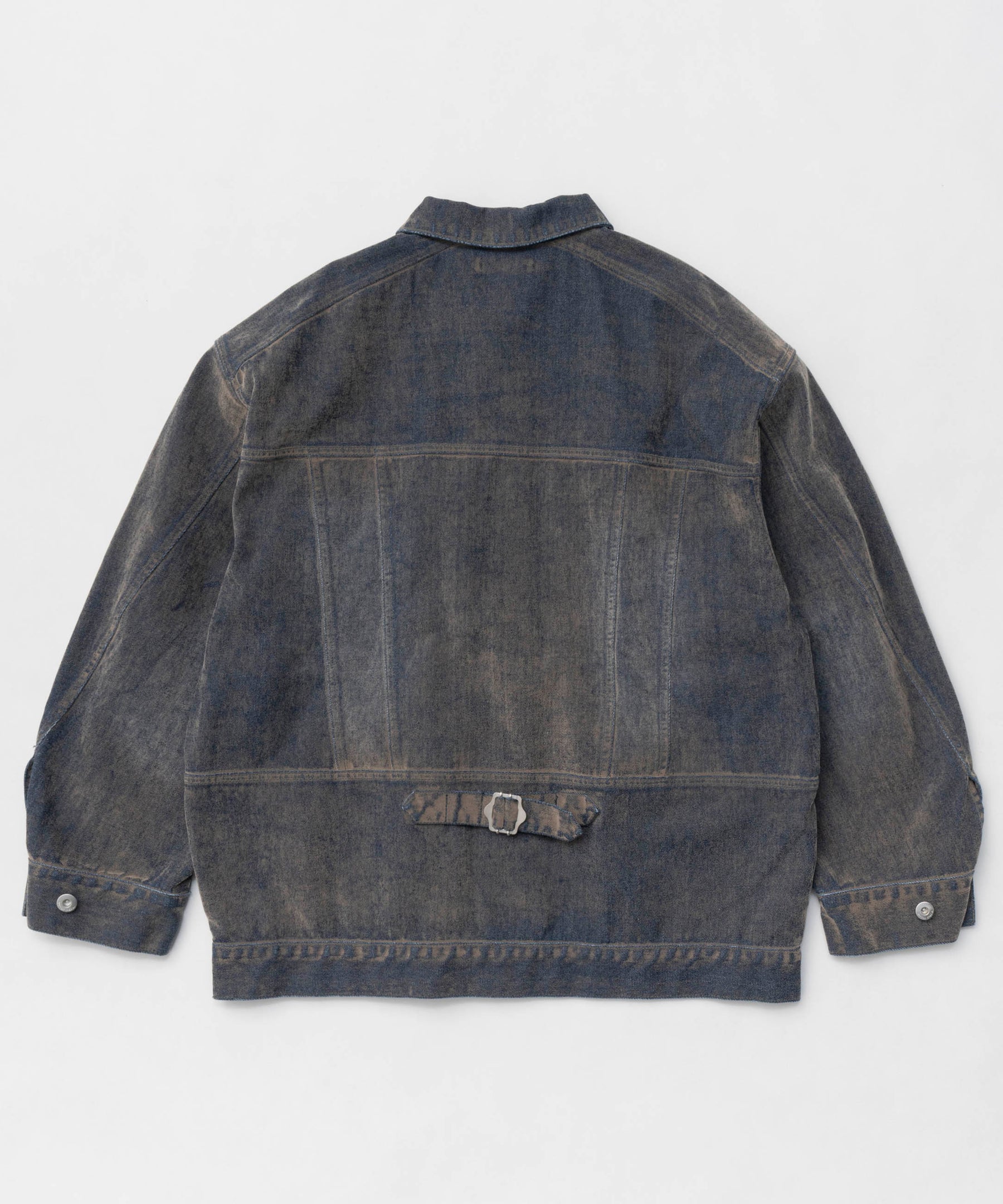 【25SPRING PRE-ORDER】Oversize Flocking Denim Jacket