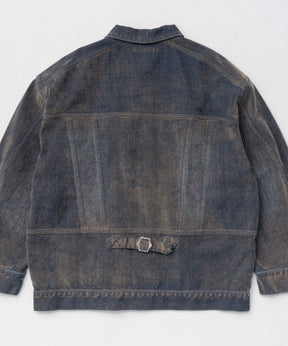 【25SPRING PRE-ORDER】Oversize Flocking Denim Jacket