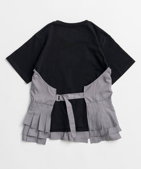 【2026Summer PRE-ORDER】Wrap Pleats Dock T-Shirt