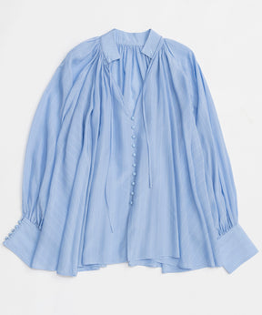 【26SPRING PRE-ORDER】V-neck voluminous blouse