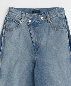 【26SPRING PRE-ORDER】Side-Tuck Cocoon Denim Pants