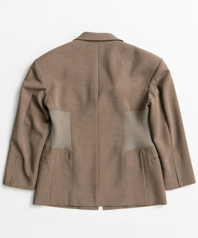 【26AUTUMN PRE-ORDER】Oversized Jacket with Ribbed Waist