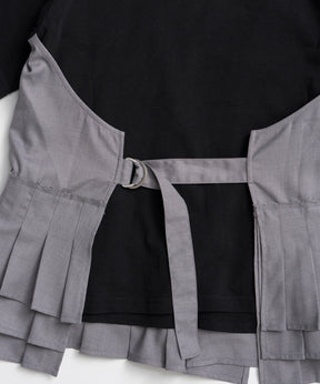 【2026Summer PRE-ORDER】Wrap Pleats Dock T-Shirt
