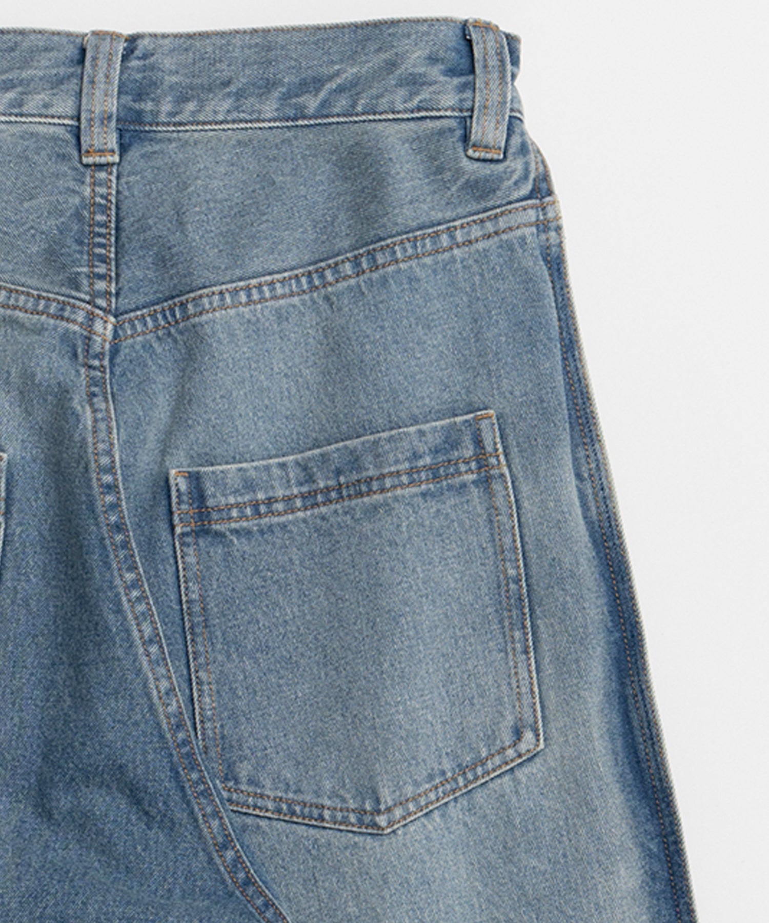 【26SPRING PRE-ORDER】Side-Tuck Cocoon Denim Pants