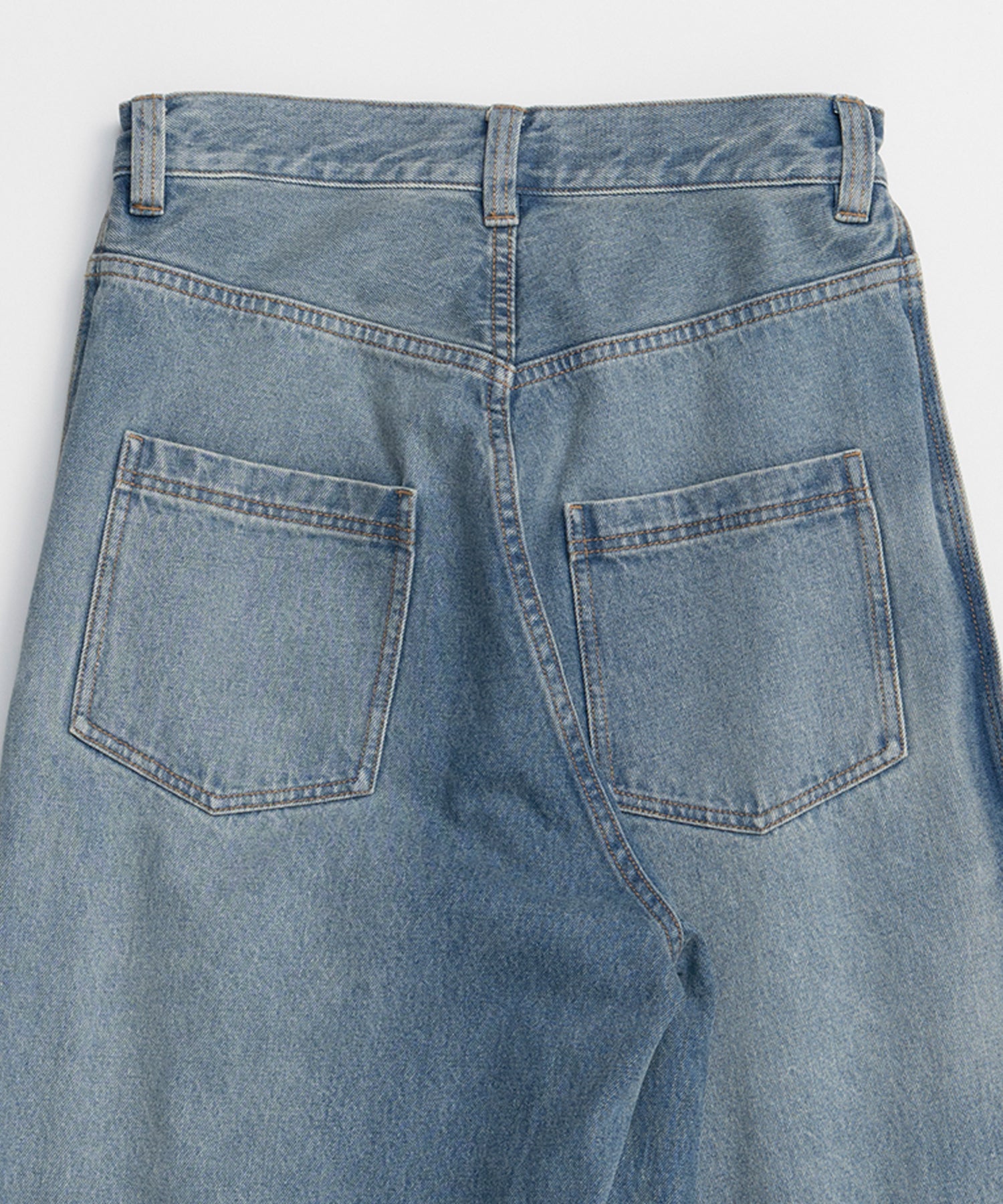 【26SPRING PRE-ORDER】Side-Tuck Cocoon Denim Pants