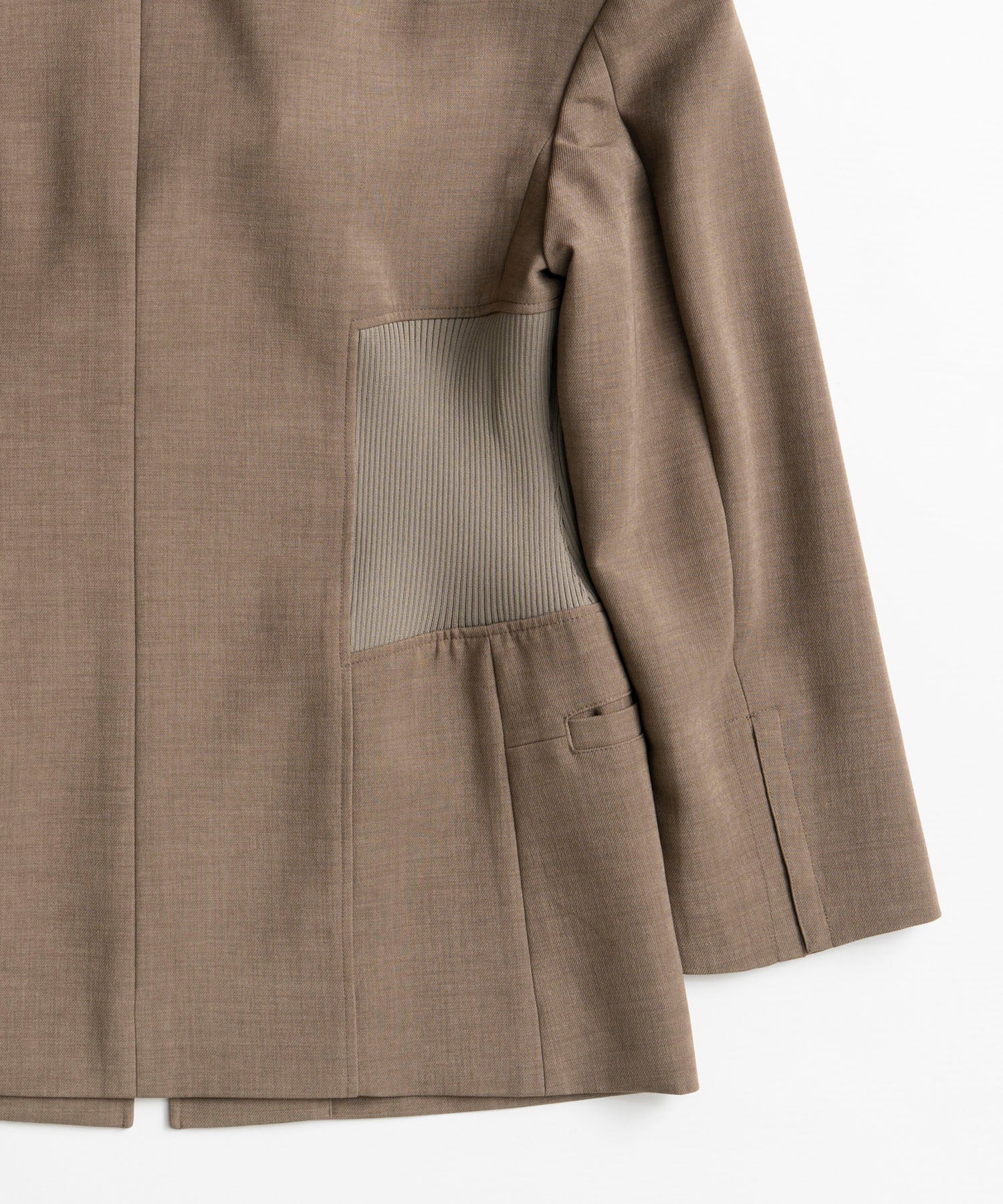 【26AUTUMN PRE-ORDER】Oversized Jacket with Ribbed Waist