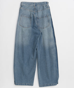 【26SPRING PRE-ORDER】Side-Tuck Cocoon Denim Pants