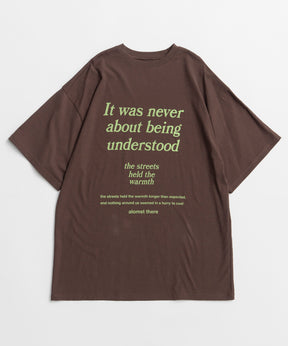 【2026Summer PRE-ORDER】Message Oversized T-Shirt