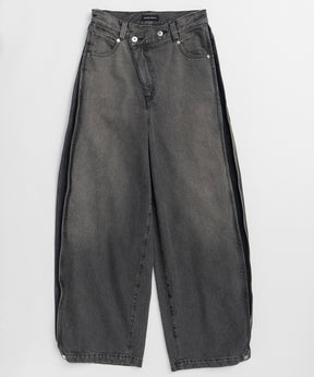 【26SPRING PRE-ORDER】Side-Tuck Cocoon Denim Pants