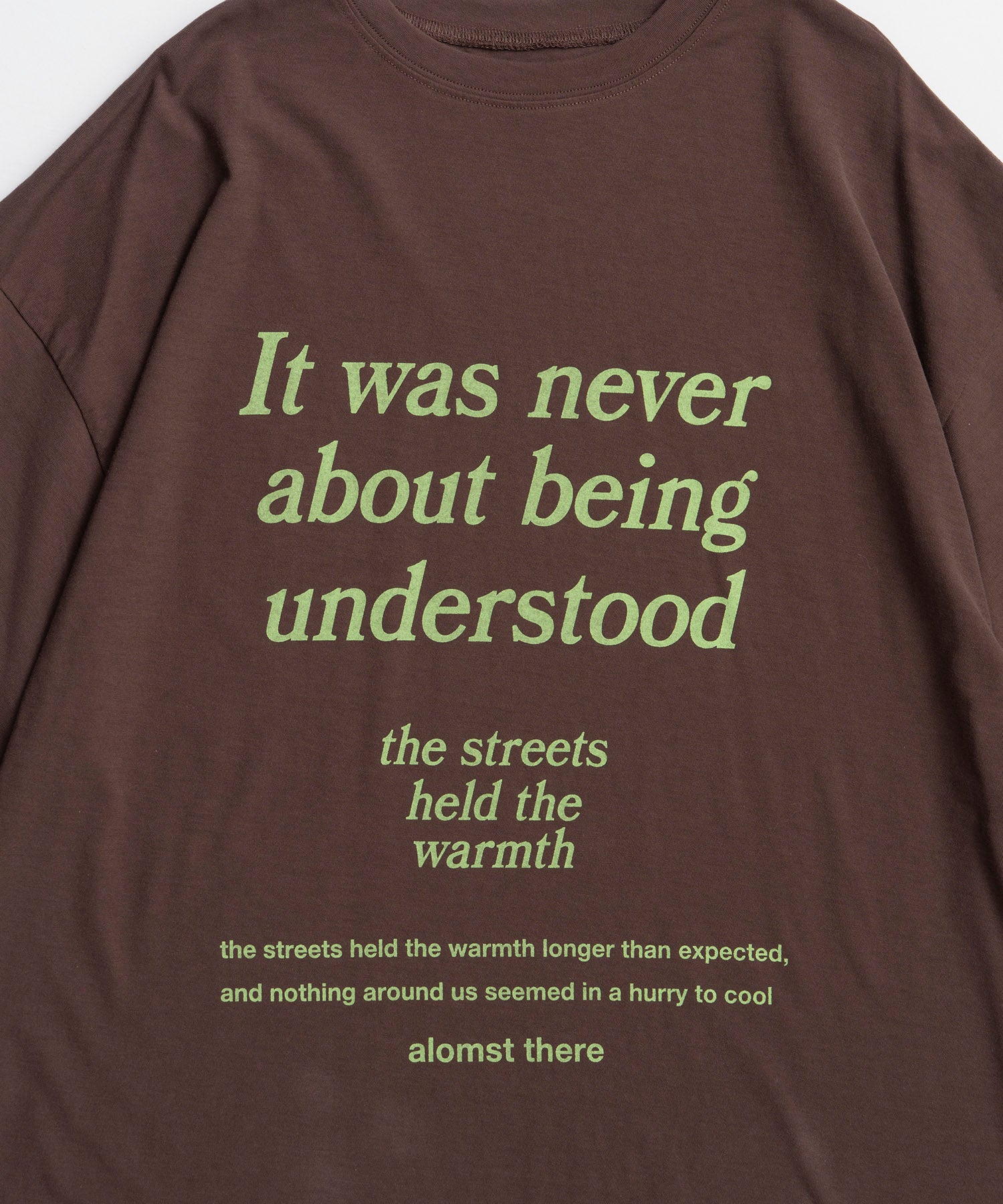 【2026Summer PRE-ORDER】Message Oversized T-Shirt