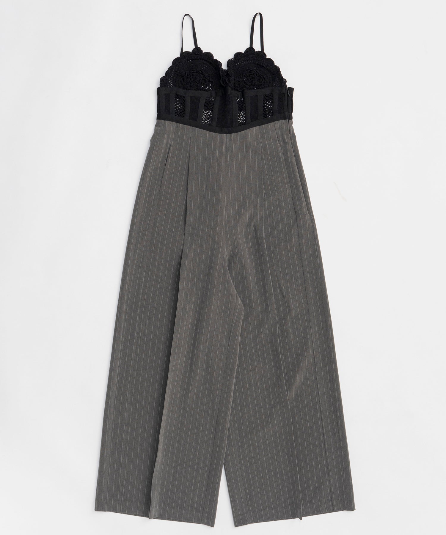【26SPRING PRE-ORDER】Crochet Bustier Jumpsuit