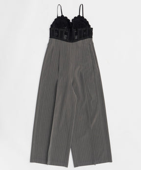 【26SPRING PRE-ORDER】Crochet Bustier Jumpsuit