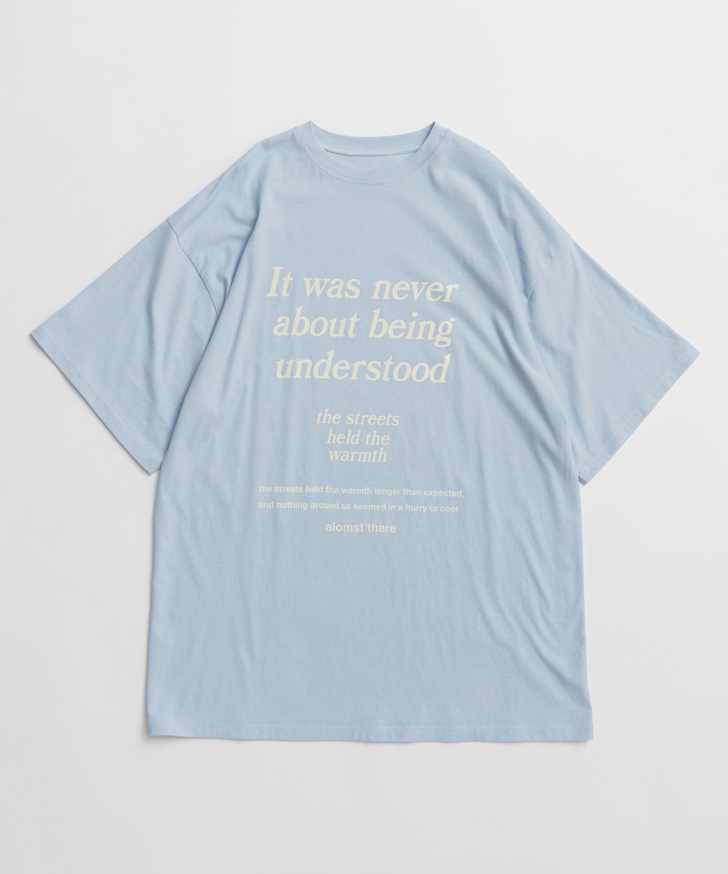 【2026Summer PRE-ORDER】Message Oversized T-Shirt
