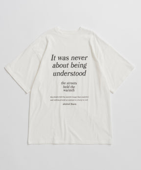 【2026Summer PRE-ORDER】Message Oversized T-Shirt