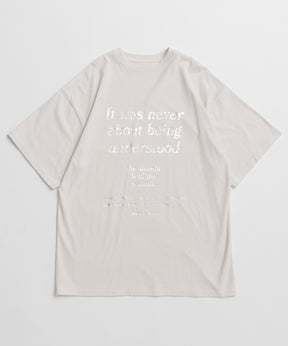 【2026Summer PRE-ORDER】Message Oversized T-Shirt