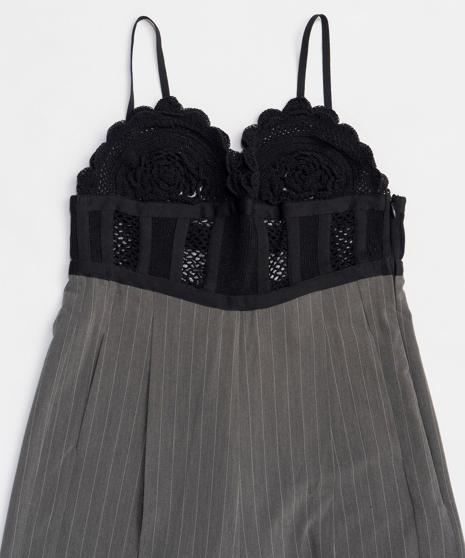【26SPRING PRE-ORDER】Crochet Bustier Jumpsuit