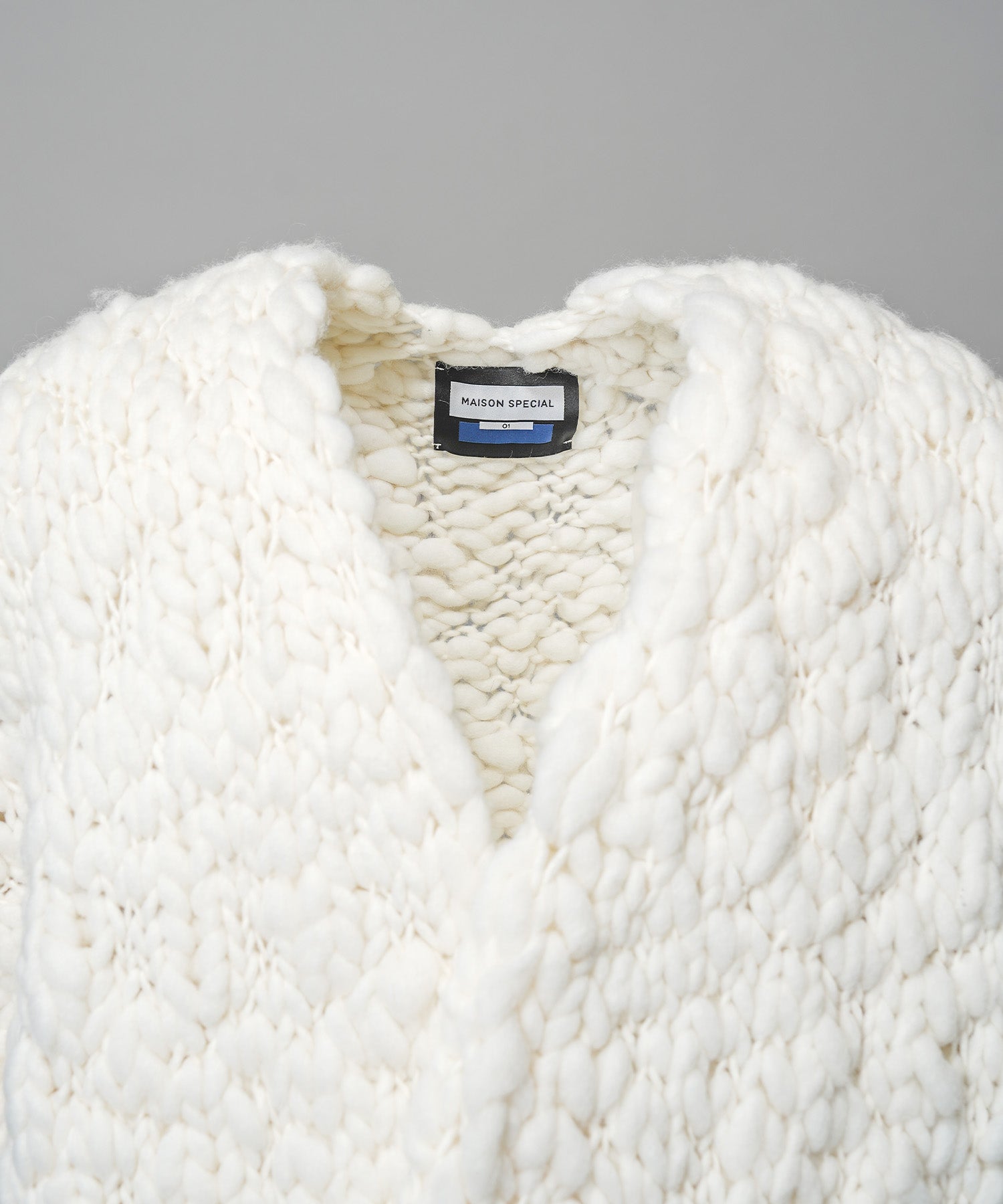 [25AW PRE-ORDER] Fade Yarn Prime-Over Full Zip Knit