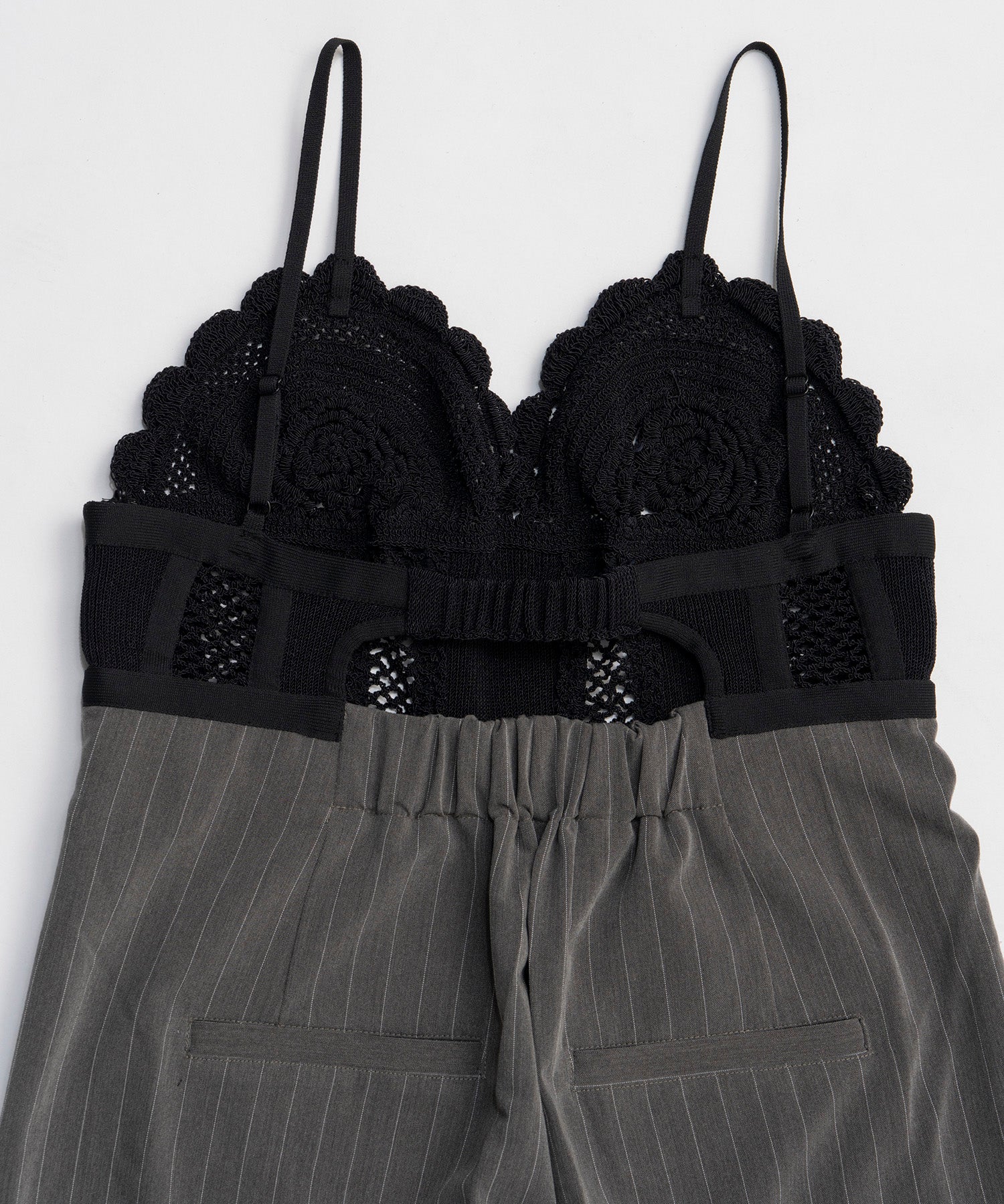 【26SPRING PRE-ORDER】Crochet Bustier Jumpsuit