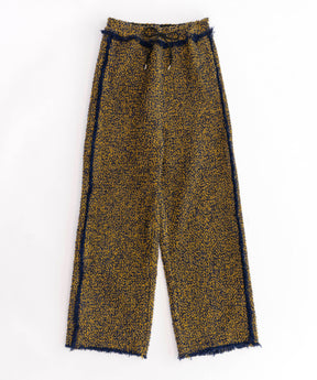 Fringe Tweed Easy Pants