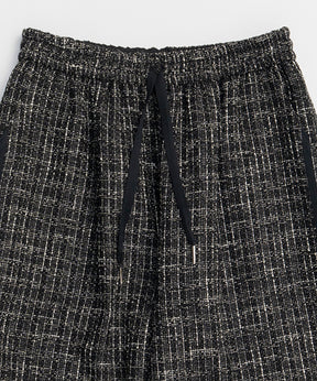 【26SPRING PRE-ORDER】Side-Lined Tweed Easy Pants