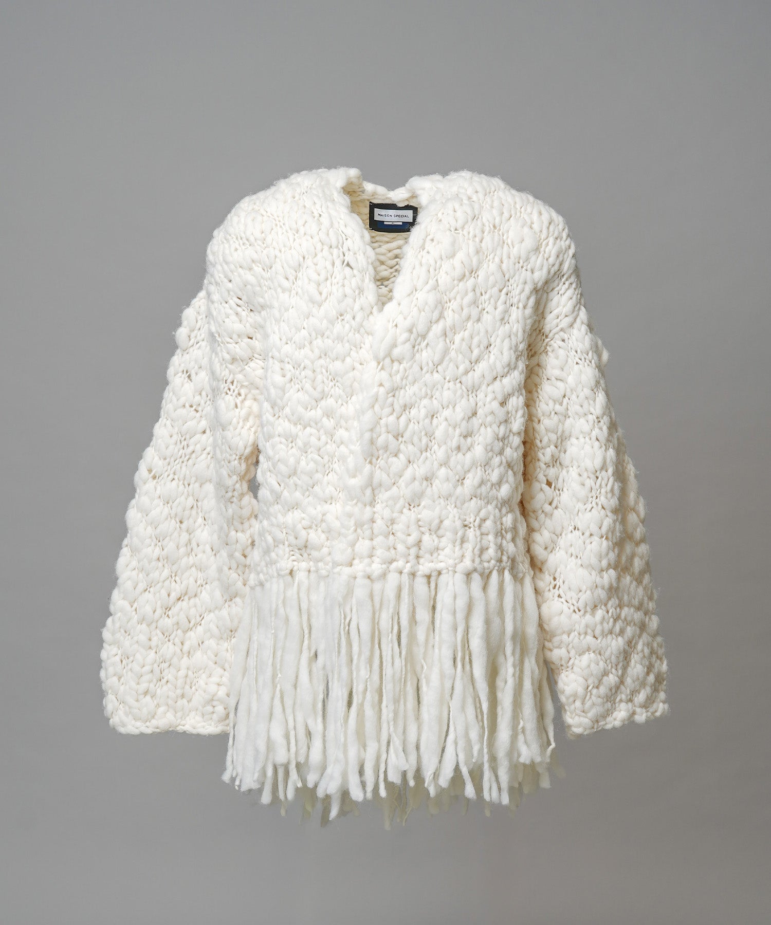 [25AW PRE-ORDER] Fade Yarn Prime-Over Full Zip Knit