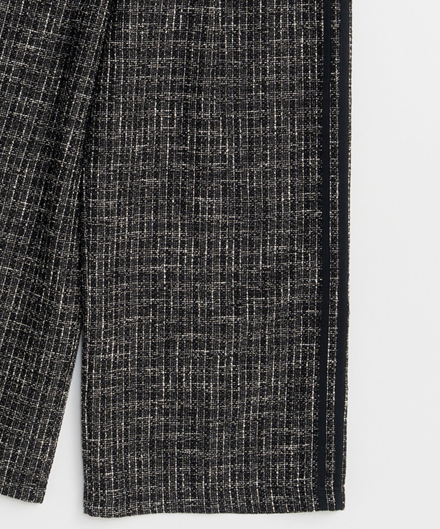 【26SPRING PRE-ORDER】Side-Lined Tweed Easy Pants