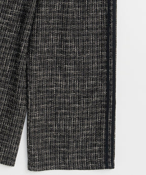 【26SPRING PRE-ORDER】Side-Lined Tweed Easy Pants