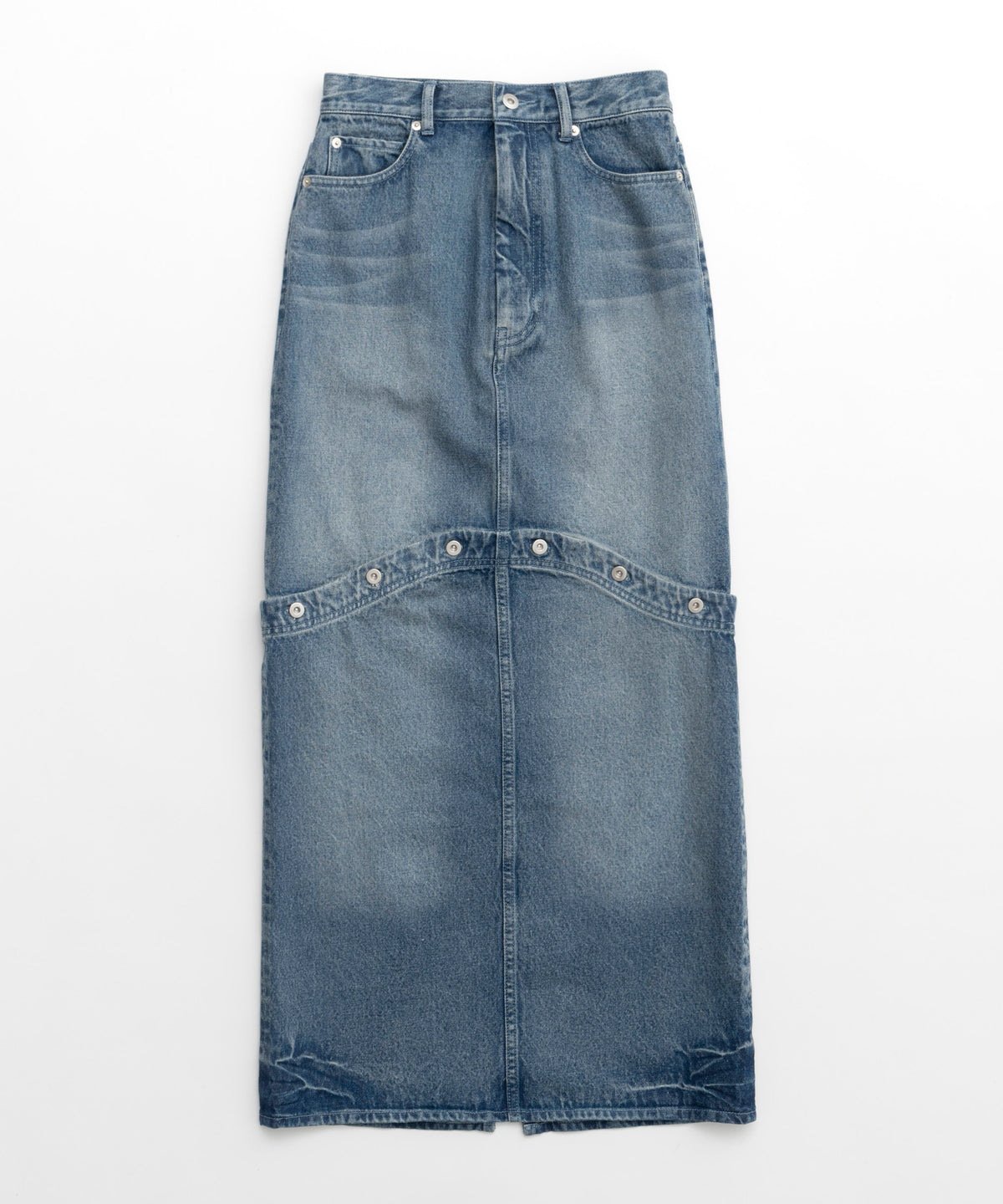 【SALE】2way Length Denim Skirt