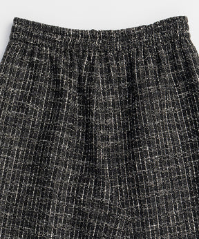 【26SPRING PRE-ORDER】Side-Lined Tweed Easy Pants