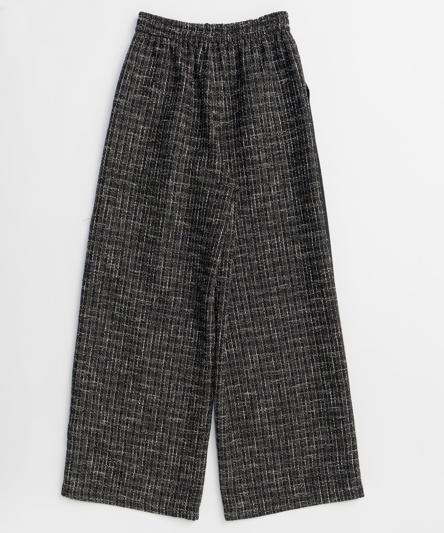 【26SPRING PRE-ORDER】Side-Lined Tweed Easy Pants