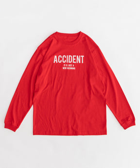 ACCIDENT Handouted Long Sleeve T-shirt