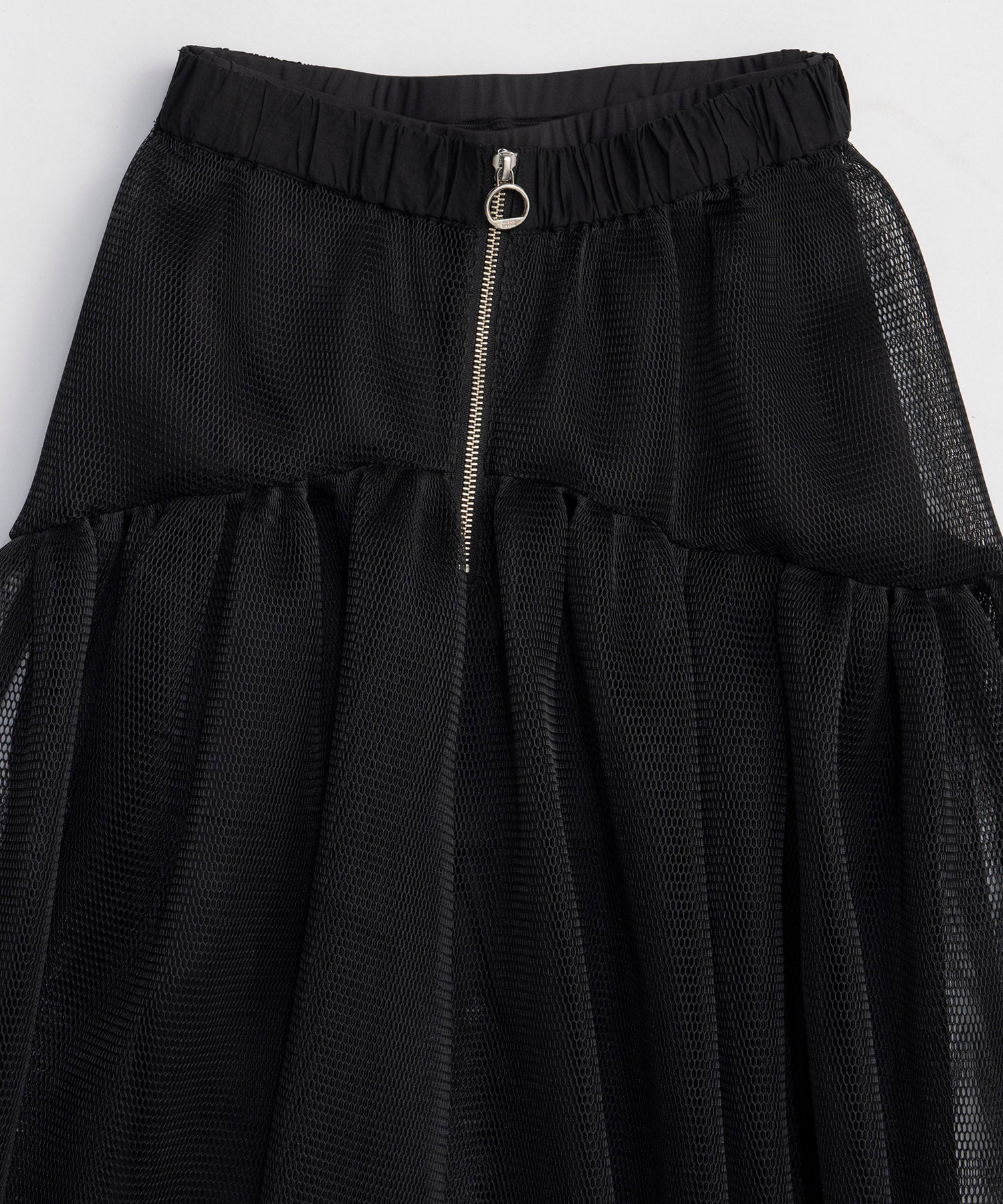 【26SPRING PRE-ORDER】Sponge Mesh Flare Skirt