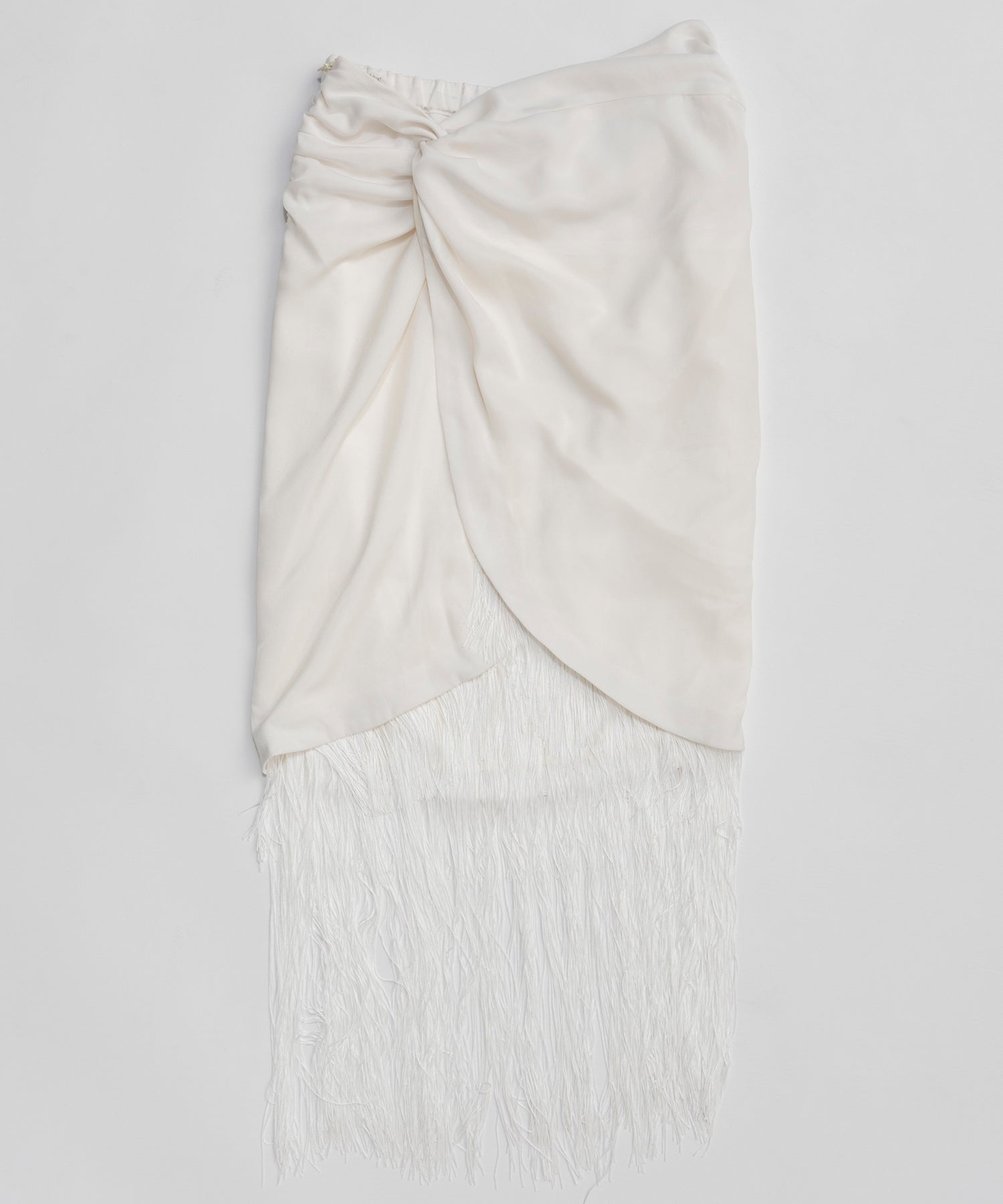 【26SPRING PRE-ORDER】Multi-Way Layered Twist Fringe Skirt