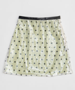 [26SPRING预购] 圆点氨纶迷你裙