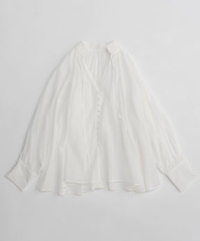 【26SPRING PRE-ORDER】V-neck voluminous blouse