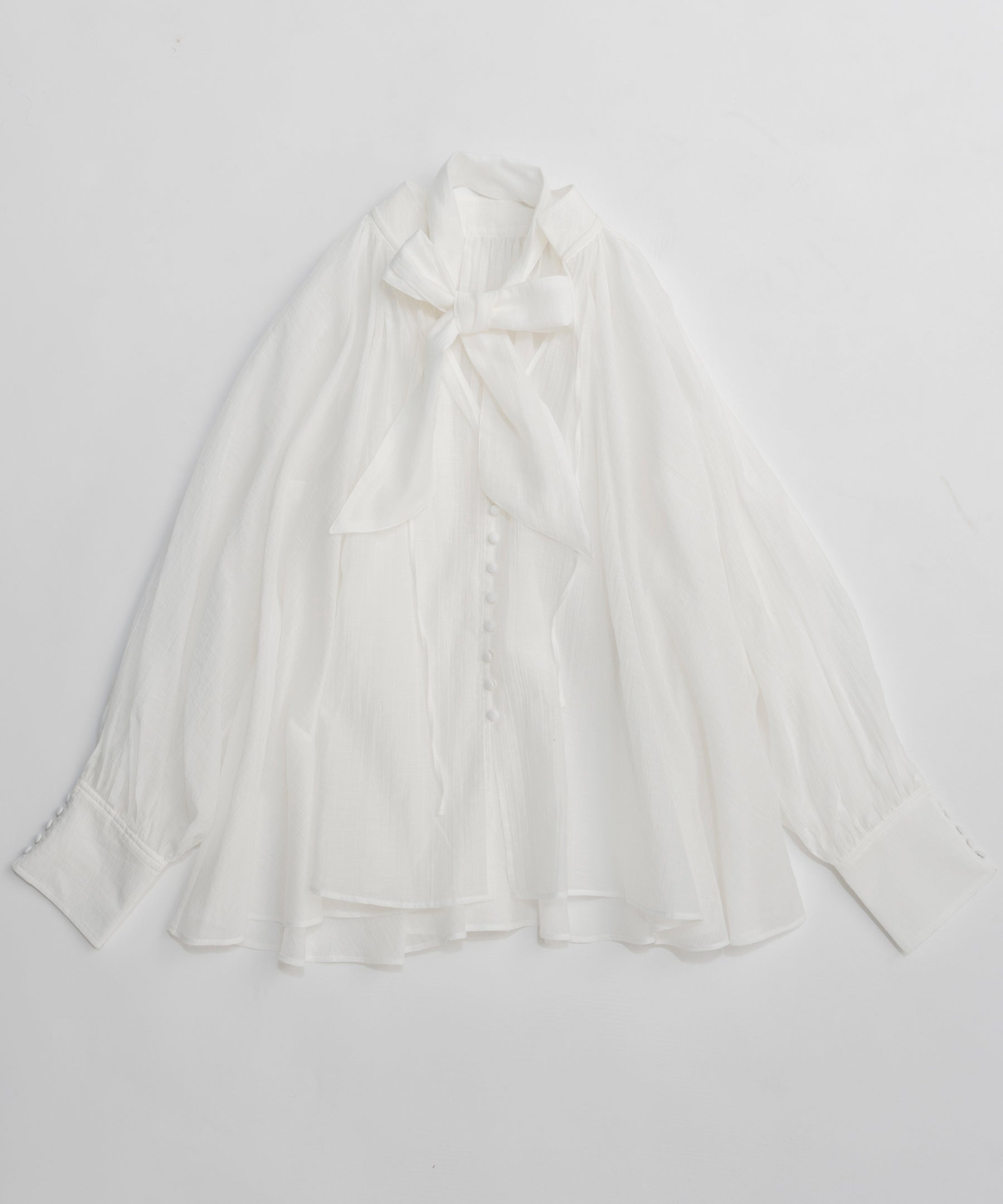 【26SPRING PRE-ORDER】V-neck voluminous blouse