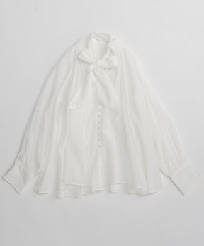 【26SPRING PRE-ORDER】V-neck voluminous blouse