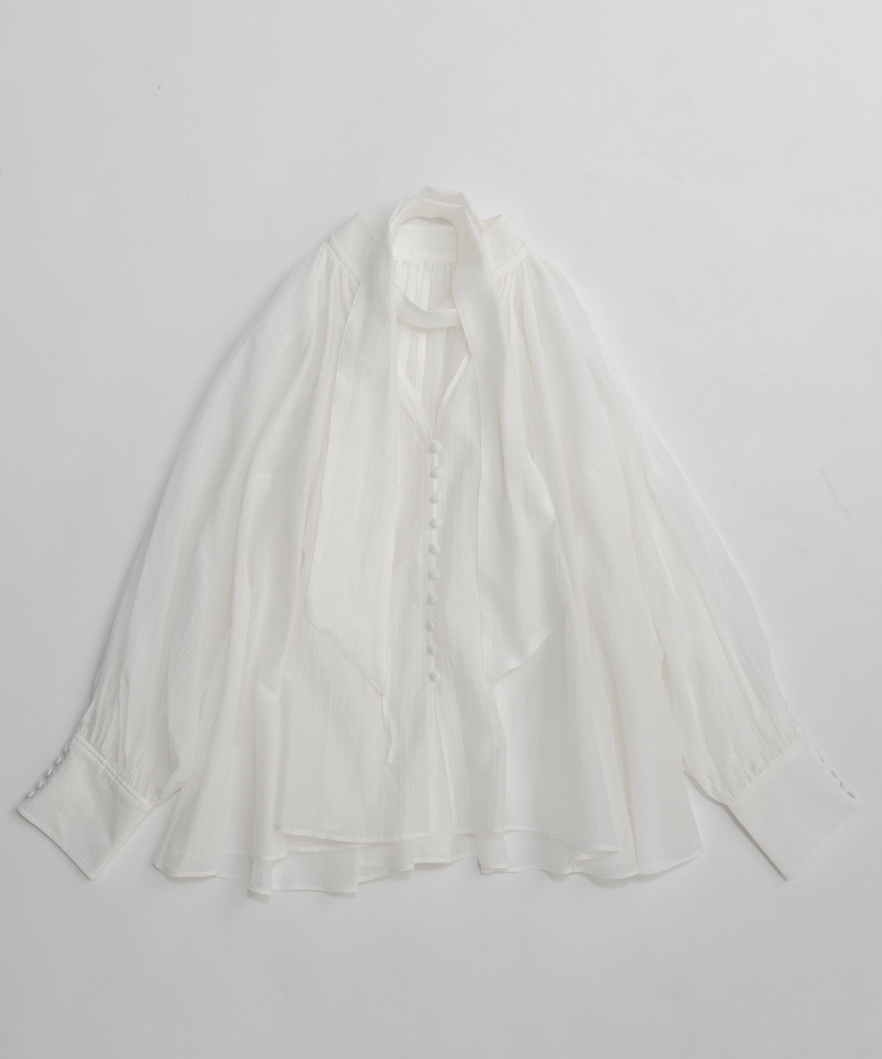 【26SPRING PRE-ORDER】V-neck voluminous blouse