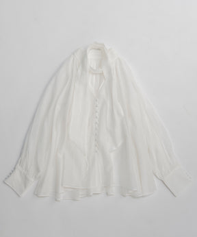 【26SPRING PRE-ORDER】V-neck voluminous blouse