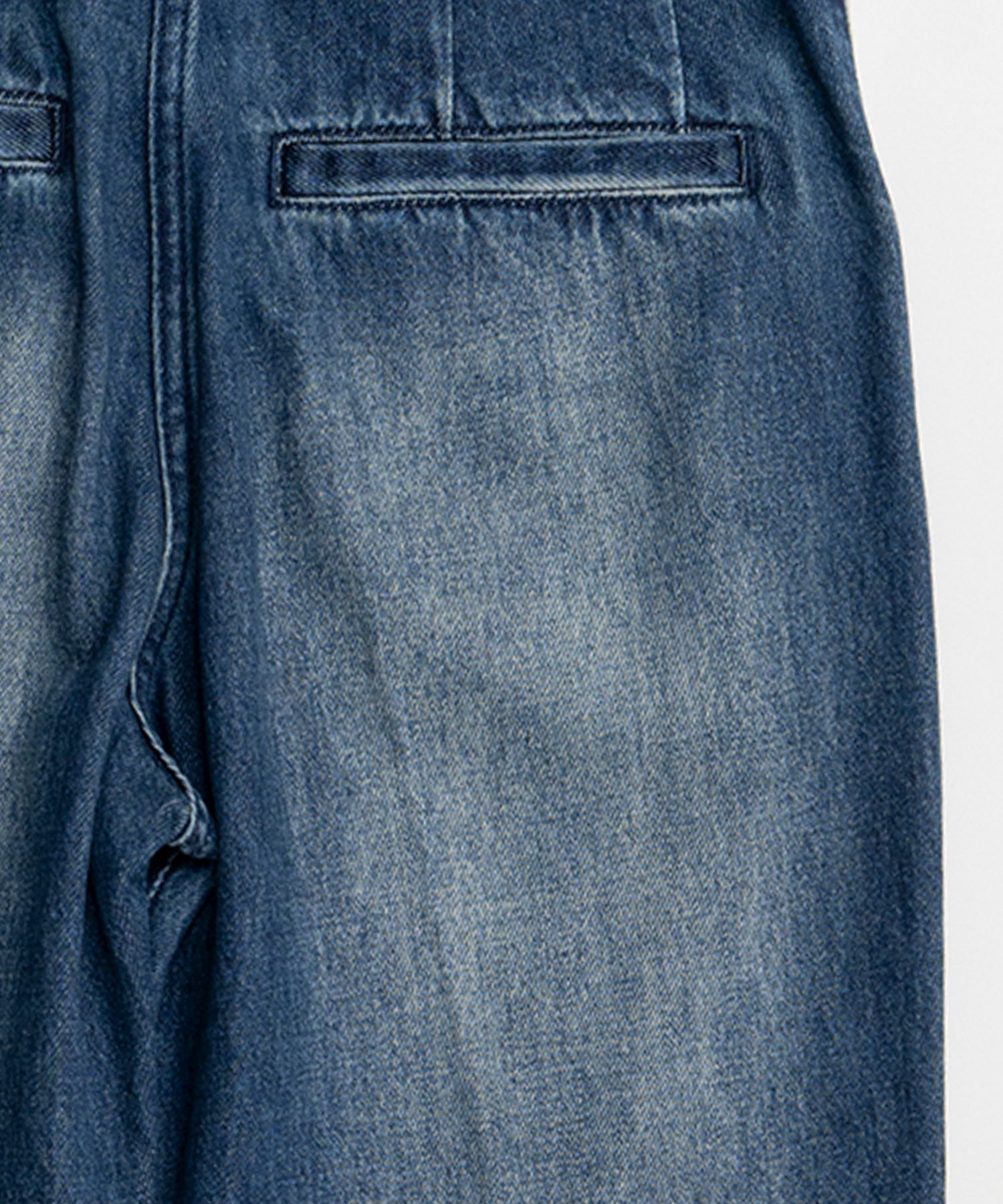 [26SPRING PRE-ORDER] 레이어드 스커트 데님 팬츠