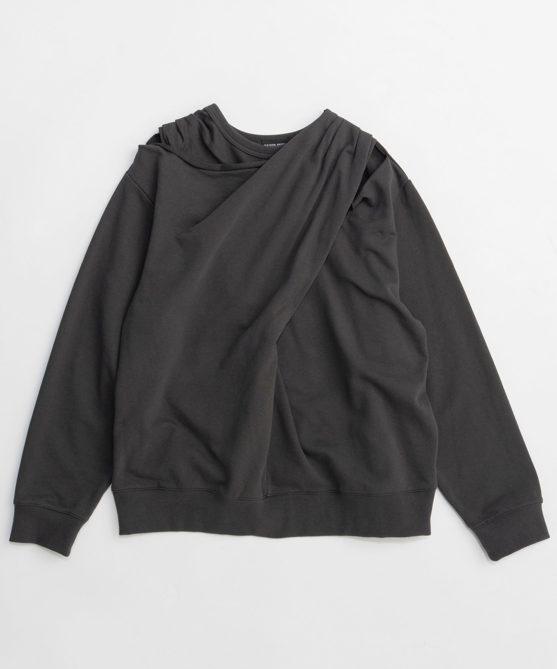 【26SPRING PRE-ORDER】Twist Cut-Off Sweat Top