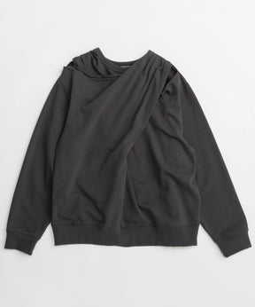 【26SPRING PRE-ORDER】Twist Cut-Off Sweat Top