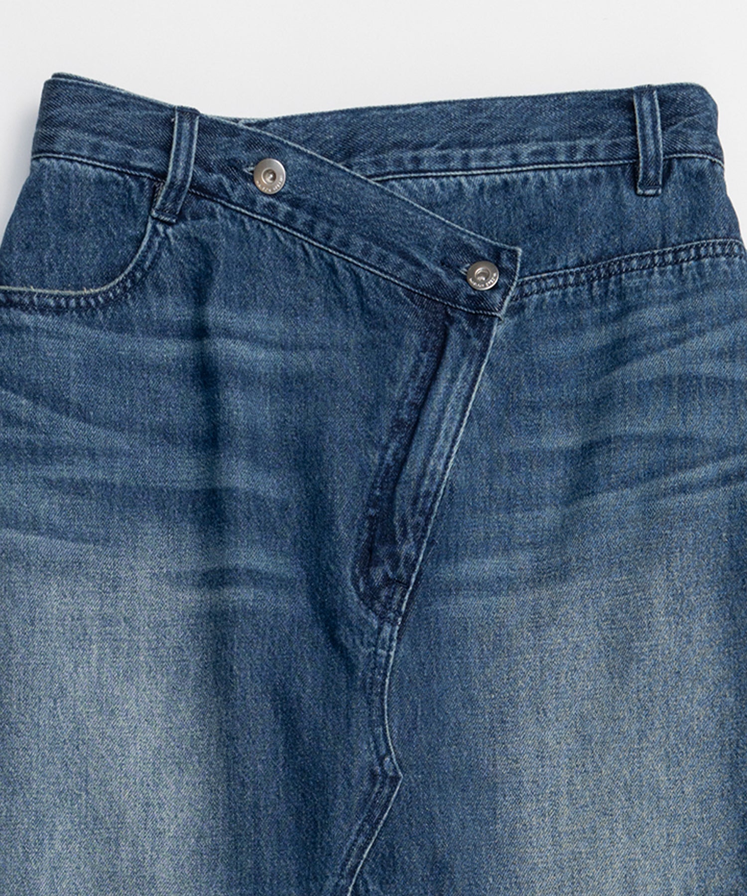 [26SPRING PRE-ORDER] 레이어드 스커트 데님 팬츠